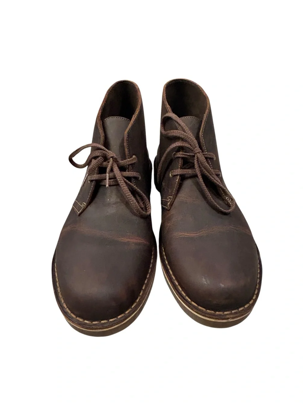 Clarks Bushacre 2 Men’s Chukka Beeswax Desert‎ Boots Leather 10.5 Casual NWOB
